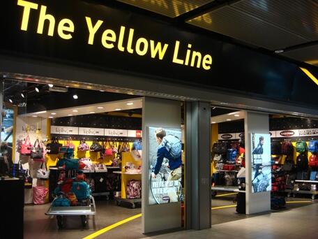 LDNLutonAirport's tweet photo. New concept store open @LDNLutonAirport visit http://t.co/fQuDfhdsRM for more about #TheYellowLine http://t.co/PFamBSsxI5