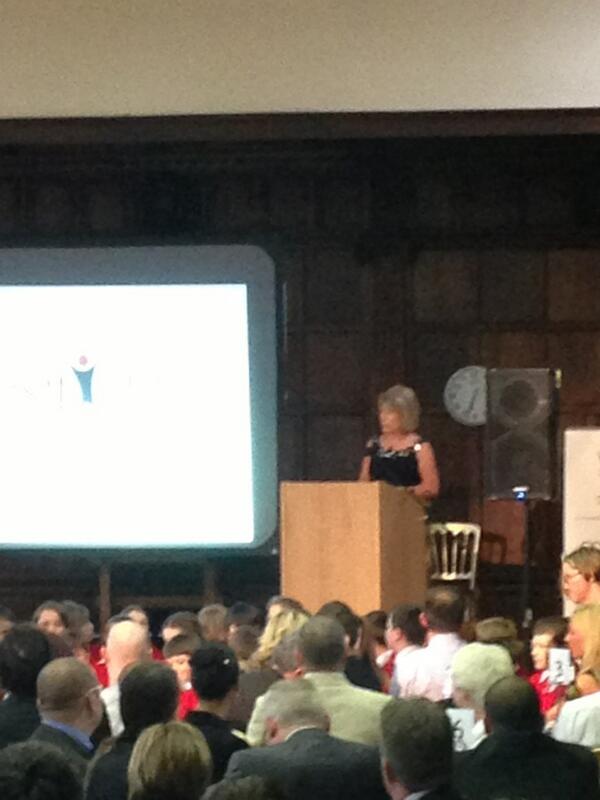 Jennie Bond presenting the opening address #wjstechies