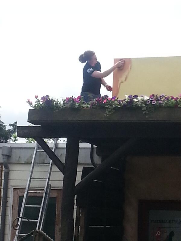 De bovenkant ziet er straks weer keurig uit dankzij Katja Manak