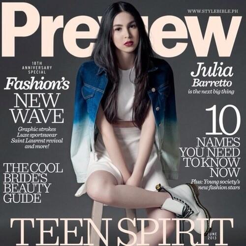 JBarrettoTeam's tweet photo. What are you waiting for? Go and grab a copy of @previewmag's June issue  now with @BarrettoJulia on the cover!! xx http://t.co/roLN5nzIM1
