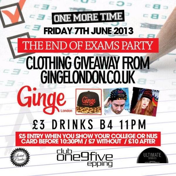 SweetszillaUK's tweet photo. One More Time @Club195 This Friday! Message me for Guestlist! http://t.co/NOjYHHXRBk