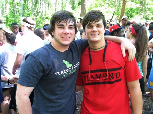 <a href="/dana_bible/">Dana Bible</a> and Colton on the hike #windygap