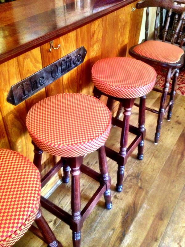 New wood floor, new bar stools, new carpet coming in next week, windows being re-painted. Still the same Square B