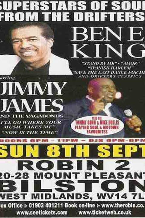_RetroMania's tweet image. A must for all Midlands Soul fans a double bill at @Robin2Music with Ben E King from the Drifters Sept 8th