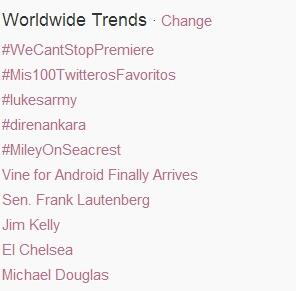MileyCyrusTTs's tweet photo. @MileyCyrus trending topic #5 [Worldwide]. '#MileyOnSeacrest' -06.03.13 http://t.co/0GONP62mrZ