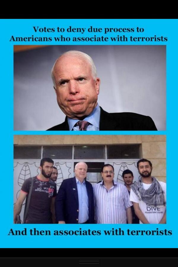 _illinigirl's tweet photo. Votes to deny due process to Americans who associate with terrorists and then associates with terrorists. #tcot #NDAA http://t.co/dX77Y4ghNk