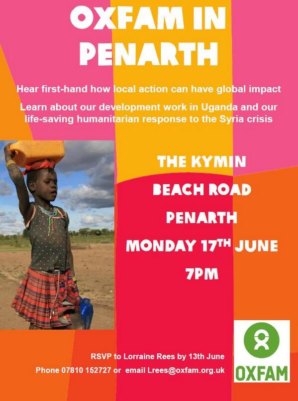 More people have access to a phone than to a toilet. Find out how Oxfam's trying to change this at a talk in Penarth: