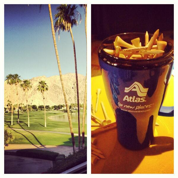 FlattytheMover's tweet image. Good day to promote the @Atlas_Van_Lines &amp;amp; @ThePGAofAmerica partnership @ #PGAwest in La Quinta #moving #GoNewPlaces