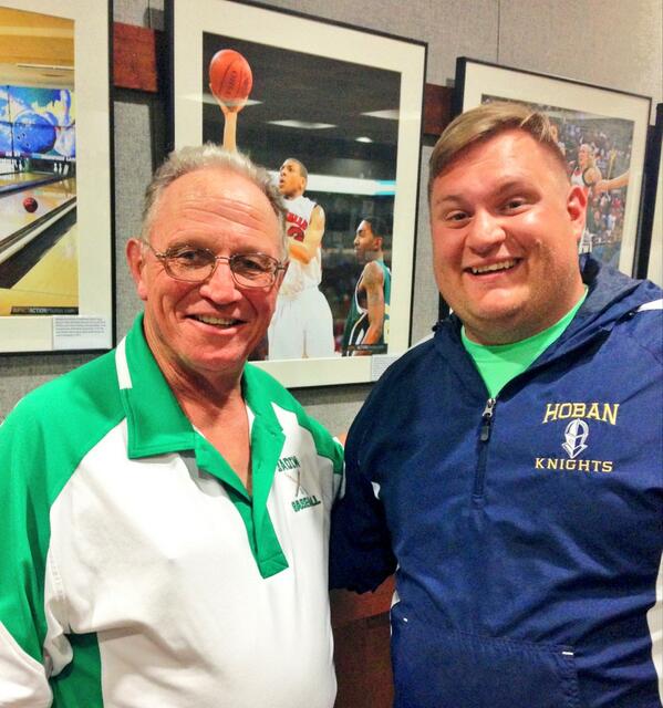 RandallJThomas's tweet photo. Down in Columbus for the OHSAA Baseball State Finalists meeting and I bump into my 6th grade teacher, Mr. Brown. http://t.co/jvgo03FcVD