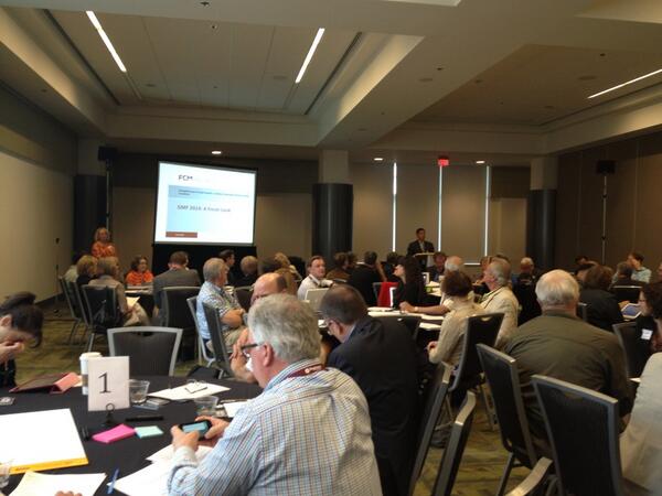 At Green Municipal Fund Workshop. 3.5 hours. Bought an extra large coffee!! Wish me luck #fcmyvr