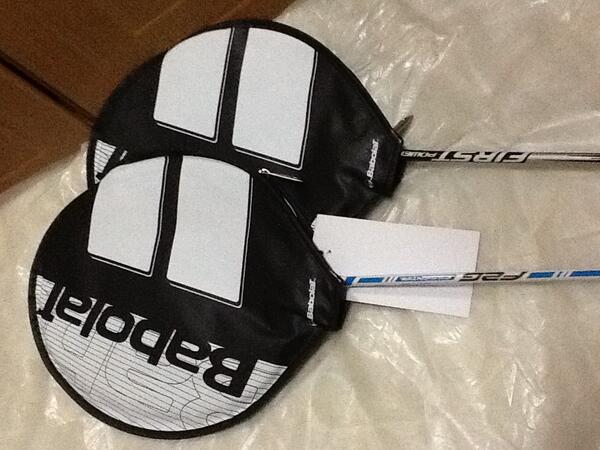 Paguioooooo's tweet image. #2New #BadmintonRacket #Babolat 
Thanks Mom :)