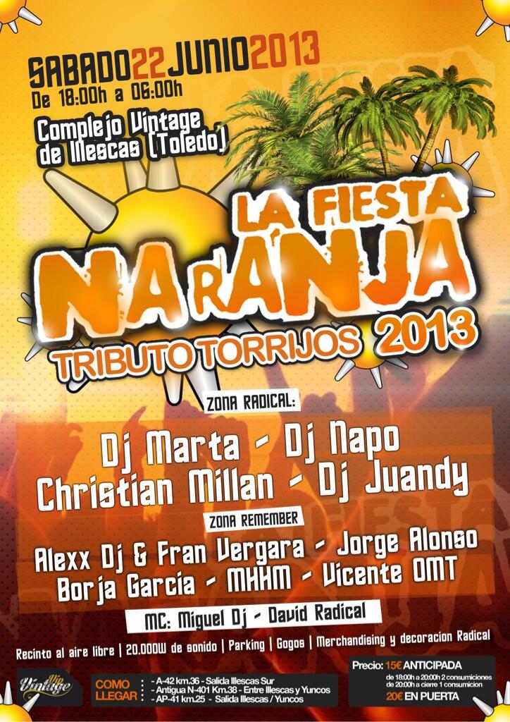 sabado 22 de junio ((Radical)) fiesta naranja 2013 BL2uF3BCMAAifpG