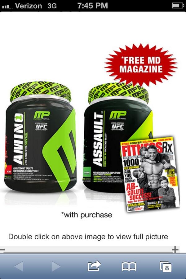 corygfitness's tweet image. FREE Signed @FitnessRXforMen Mag
With Stack!!!!
Limited #'s
""ASSAULT &amp;amp; Amino 1" $49.95"

musculardevelopmentstore.com/musclepharm-am…