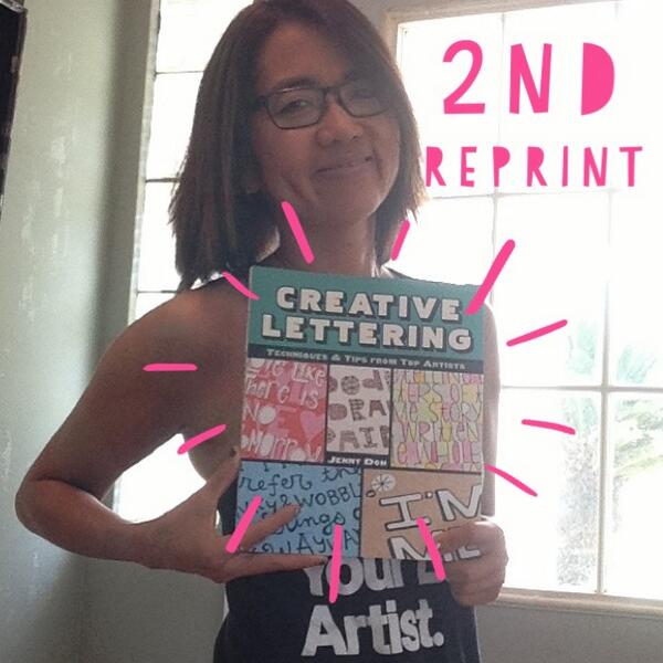 jennydoh's tweet image. Happy Dance. :) #creativelettering #calligraphy #lettering #mixedmedia #artjournaling