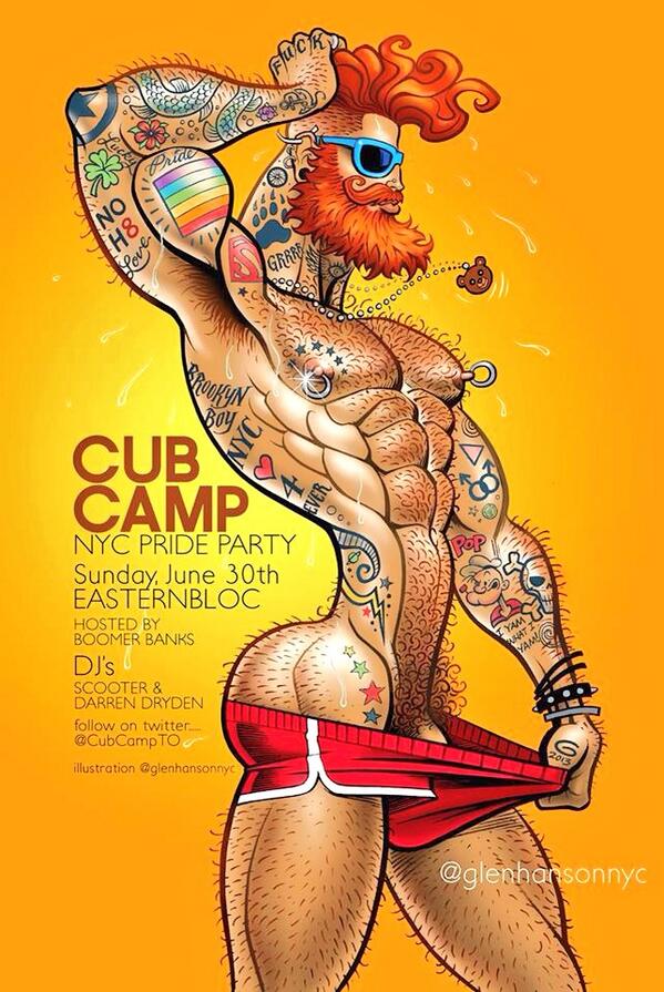 Boomer_Banks's tweet photo. @GlenHansonNYC @CubCampTO @neverforgets @easternblocny June30 #nycpride2013 #cubchaser #bringmebacon#ragingstallion http://t.co/QdNEijZ16W