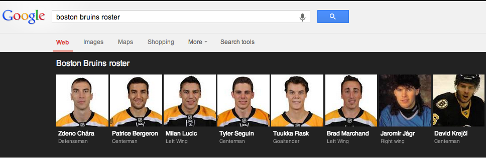 Twitter / sbnation: Google's choice of a roster ...