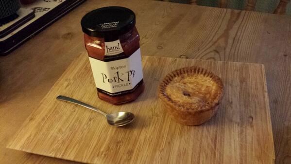 WhitfieldPantry's tweet photo. @RelishSkipton thank you for the tasters today, love the Skipton Pork Pie Pickle. Great shop! http://t.co/O4TX2H6mBm