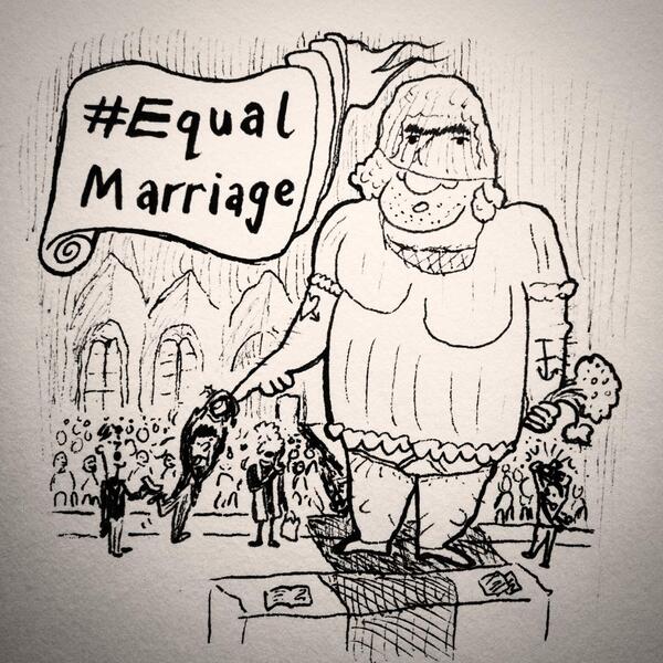 twit_toons's tweet photo. In full support of #EqualMarriage and also #UnequalMarriage http://t.co/oWiOMd72wE