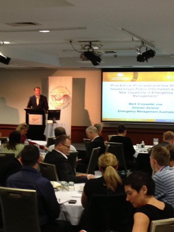 Former ACT ESA Commissioner Mark Crosweller addresses #EMPA13