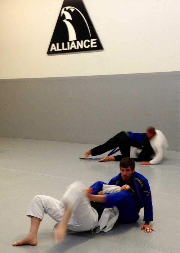 AllianceJJMN's tweet photo. 7 months of hard rehab from knee surgery and Timmy is back on the mat. #dedication #alliance #workethic http://t.co/PMaBDybVdj
