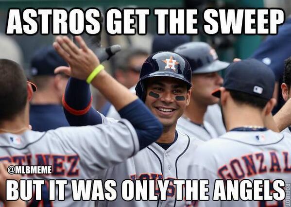 Mlb Memes On Twitter The Angels Were Swept By Who Astros Http T Co U4wmxxxkyz mlb memes on twitter the angels were