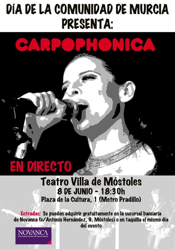 Este sábado a las 18:30 h estaremos en el Teatro Villa de Móstoles. Entrada gratis y para todos los públicos.