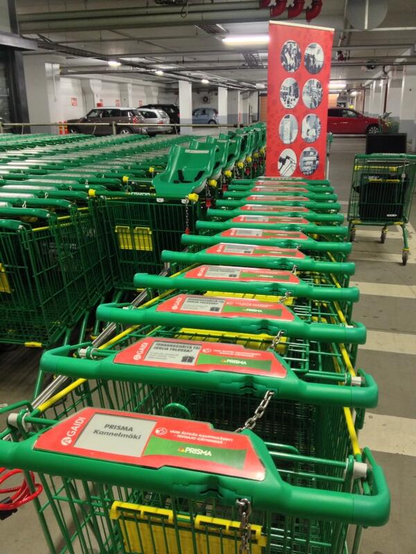 ttolvanen's tweet photo. @AgaidiOy Intelligent Shoppingcart pilot starting up at #prisma kannelmäki today! http://t.co/uc4Xg2SdjH