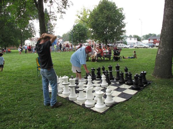Love chess? try your chances in a game of Mege Chess! #hooverdays