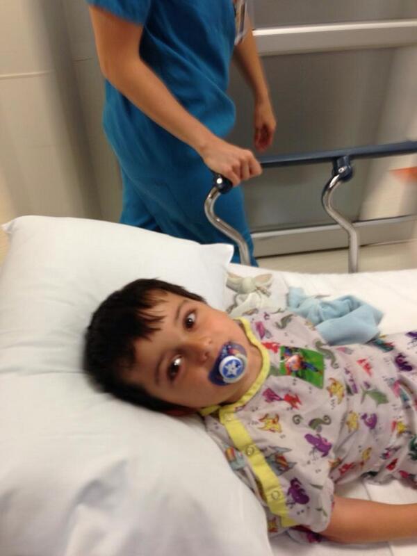Xavier has arrived safely in the US and is ready for his op. Wish him luck!