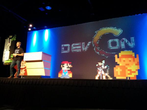 sambao21's tweet image. 8-bit is back #devcon2013