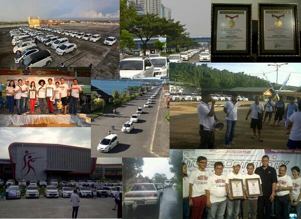 Cuplikan dokumentasi rekor MURI @WCC_DC <a href="/WhiteCar/">White Auto Car</a> <a href="/CarJayapura/">White Car Jayapura</a> @whitesekSi @WCCTangray <a href="/WCC_Gorontalo/">White Car Comm GTO</a>