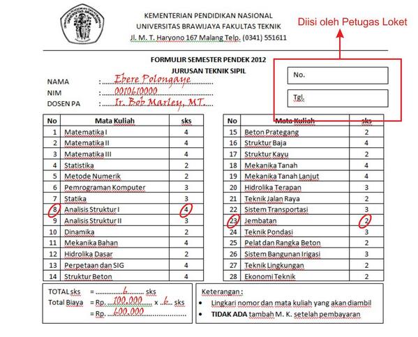 cara pengisian formulir semester pendek, *harga per sks belum ditentukan cc : <a href="/sipil_09/">Sipil Brawijaya 09</a>