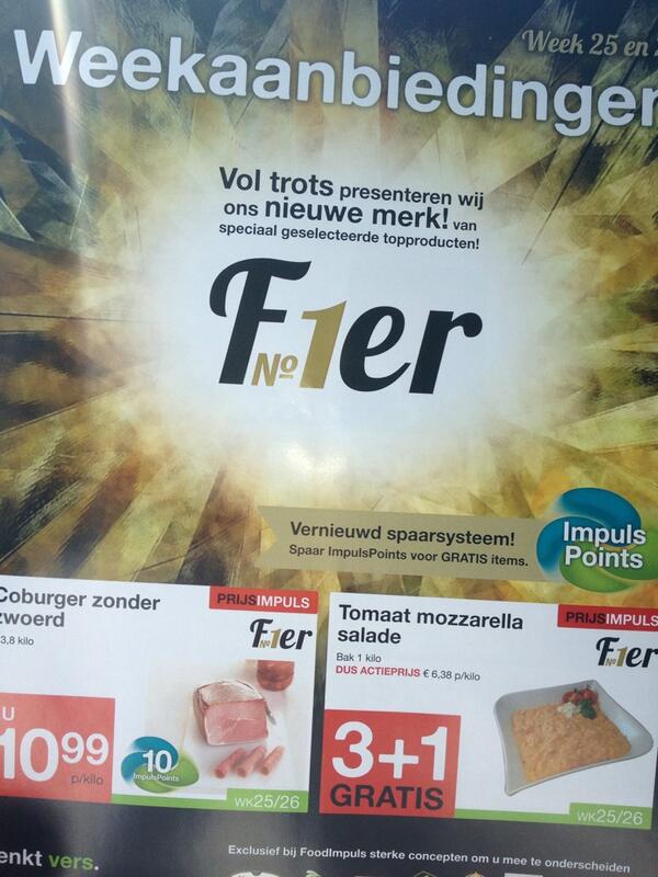 Houd uw brievenbus in de gaten, de @Foodimpuls folder komt er weer aan! #fier