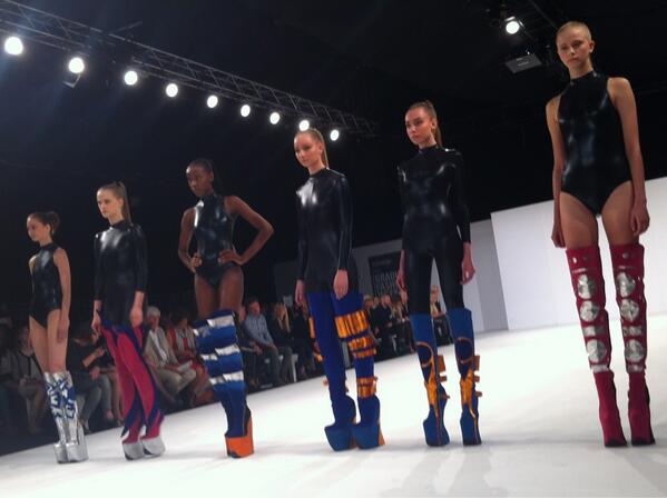 NOTJUSTALABEL's tweet photo. The University of Northhampton, famous for its footwear presents these stilts by ELIJAH KINNEY #ROBscouts #GFW http://t.co/wl1iA4K2yc