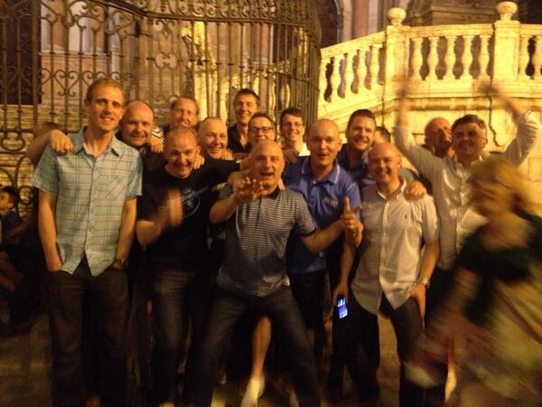 AFCDT's tweet photo. High Jinks in Malaga!! http://t.co/7mgnVTjlF0