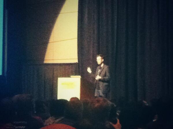 ablythe's tweet image. . @nbeyer dropping knowledge, talking with his hands, and sportin a blazer. #pophealth #cernerdevcon #devcon2013