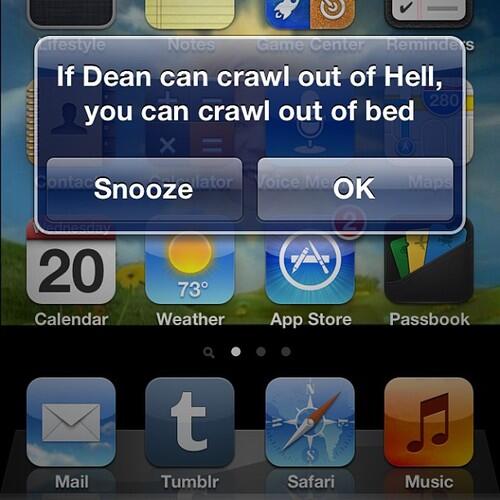 Works for me! #SPNFamily RT @PaigeCaps: My only motivation in the morning <a href="/_supernatural_/">Winchester Brothers</a>
