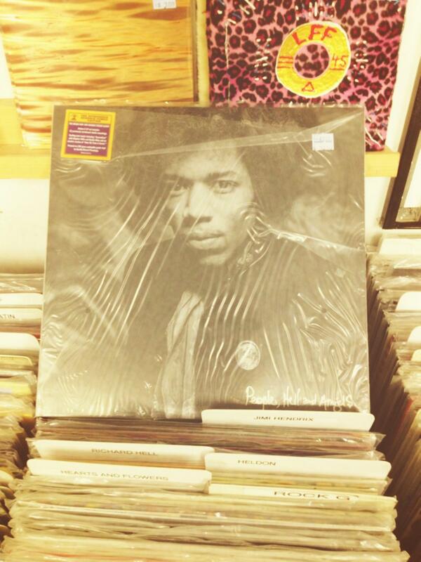 EdKramerTweets's tweet photo. Glad to see record stores still selling Hendrix records (new and old). #jimihendrix http://t.co/mi8IW2YD3a