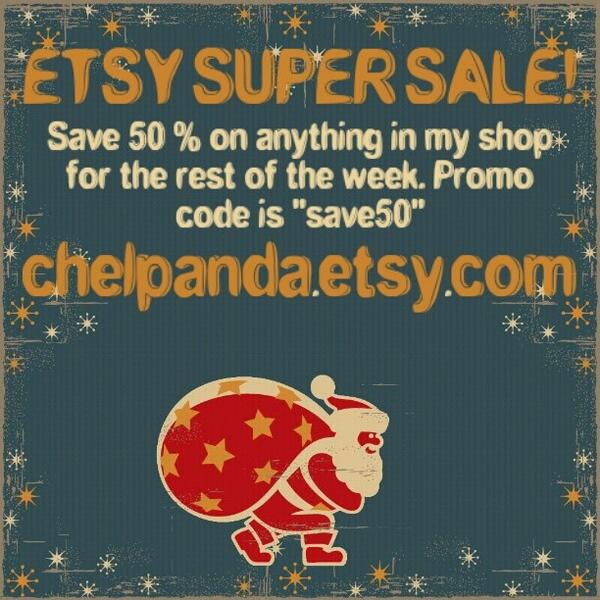 Chelpanda's tweet photo. It's like Christmas in June! http://t.co/FjLEjbBUUG HUGE SALE! Help me make room for new items next month #etsy #sale http://t.co/qwcfBwwkfX