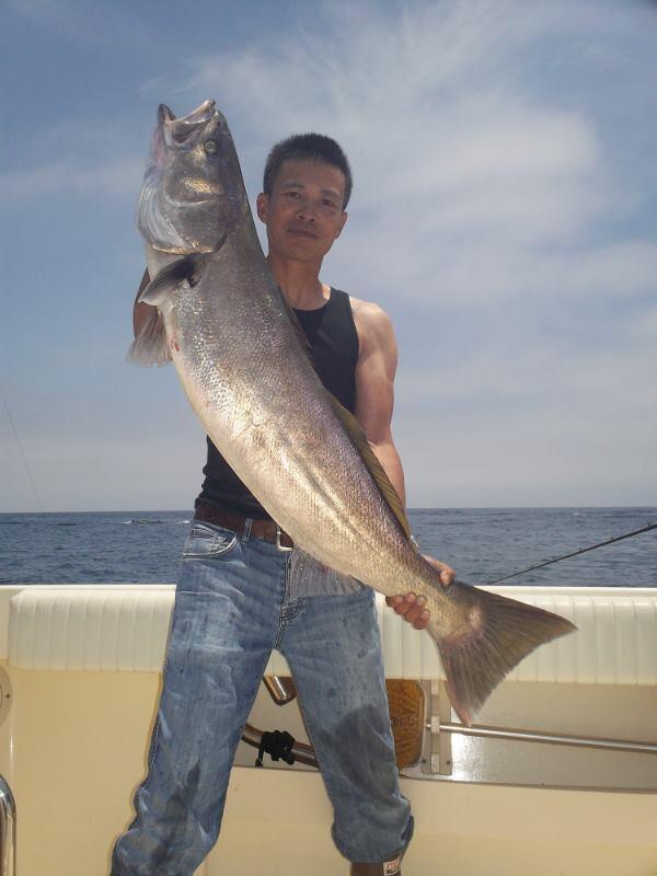 SeasonsFishing's tweet photo. Eric Cu gets the first honor with catching the first seabass aboard the new SEASONS! Congrats buddy! http://t.co/jBavuI4Wrm