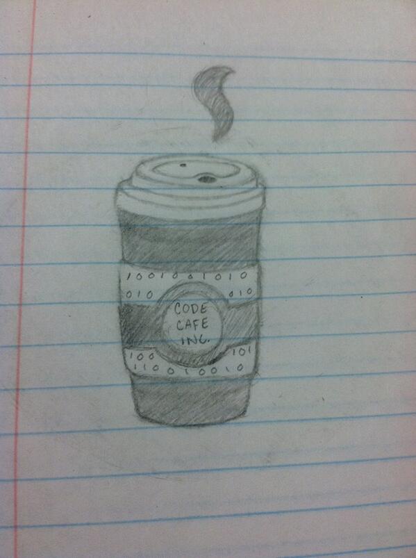 CodeCafeInc's tweet image. Initial logo design :D