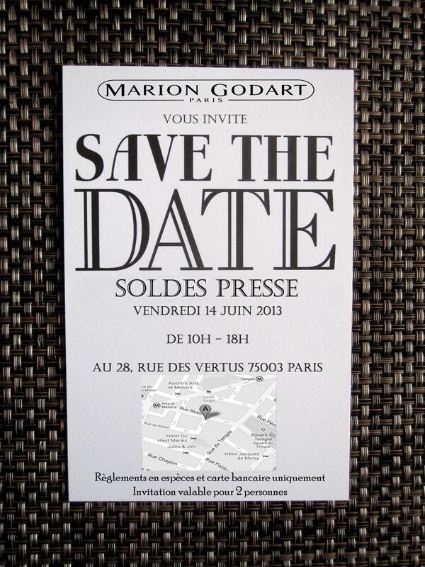 Lilbusybe's tweet photo. #Exclu #SAVETHEDATE #ventespresse #mariongodart Vendredi 14 Juin de 10hà18h http://t.co/mDGnvhJNBD