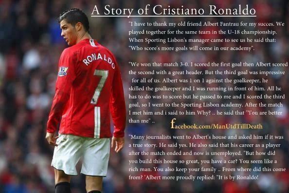 Amazing Cristiano story