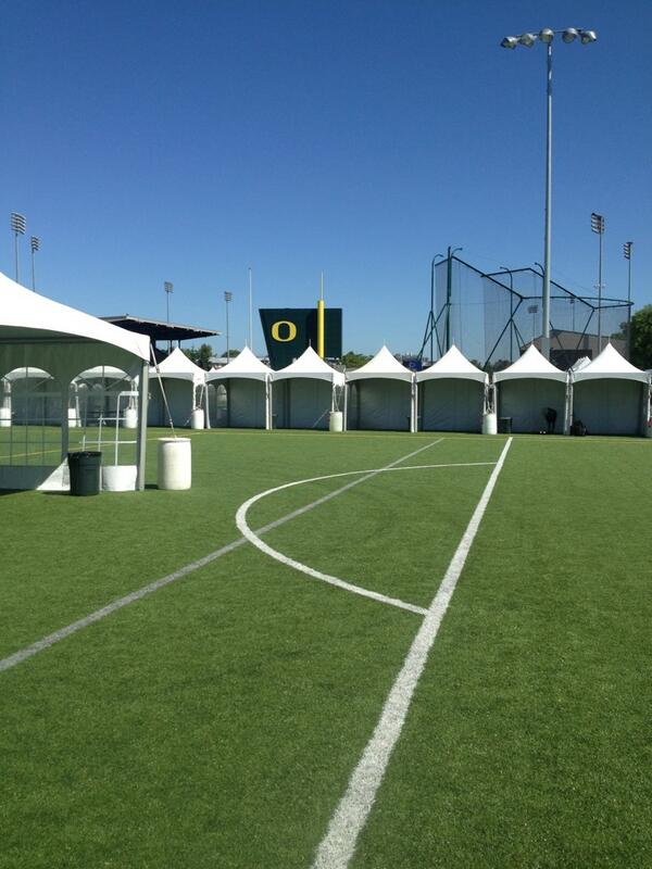 clemsonxc's tweet photo. NCAA championships in Eugene. Go Tigers http://t.co/ln73PcCBsz