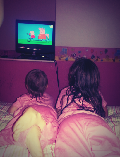 Gorgeous girlies at bedtime :)