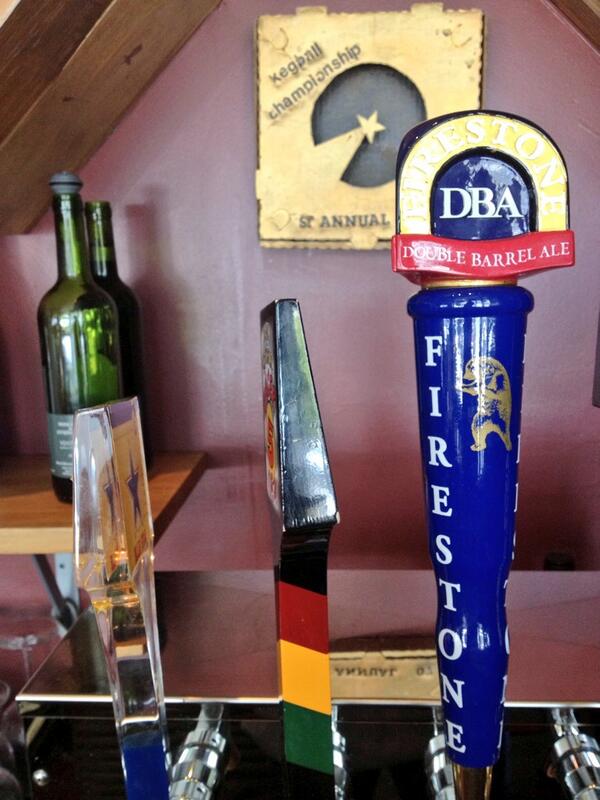 Firestone Brewery's double barrel ale is on our guest tap right now. Malt! Oak! Vanilla!