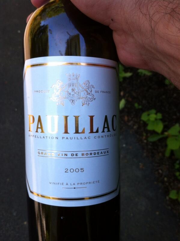2005 Pauillac
Not Bad, not great...so lala