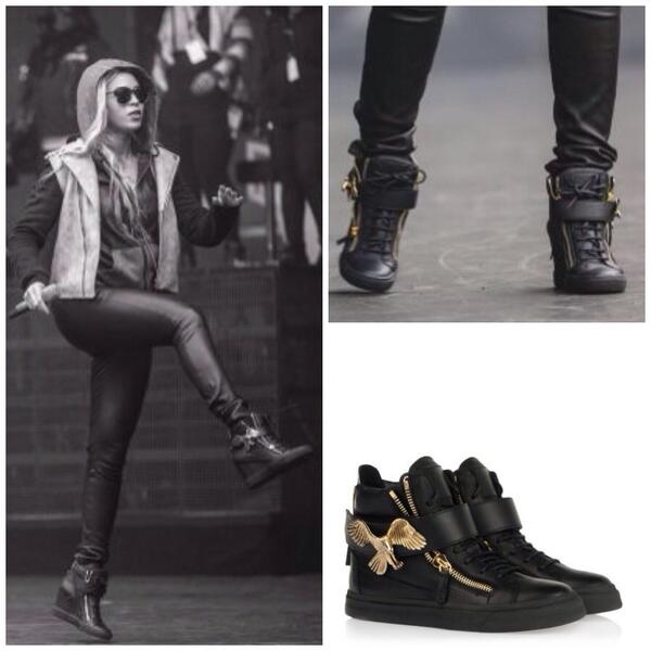 beyonce wedge sneakers