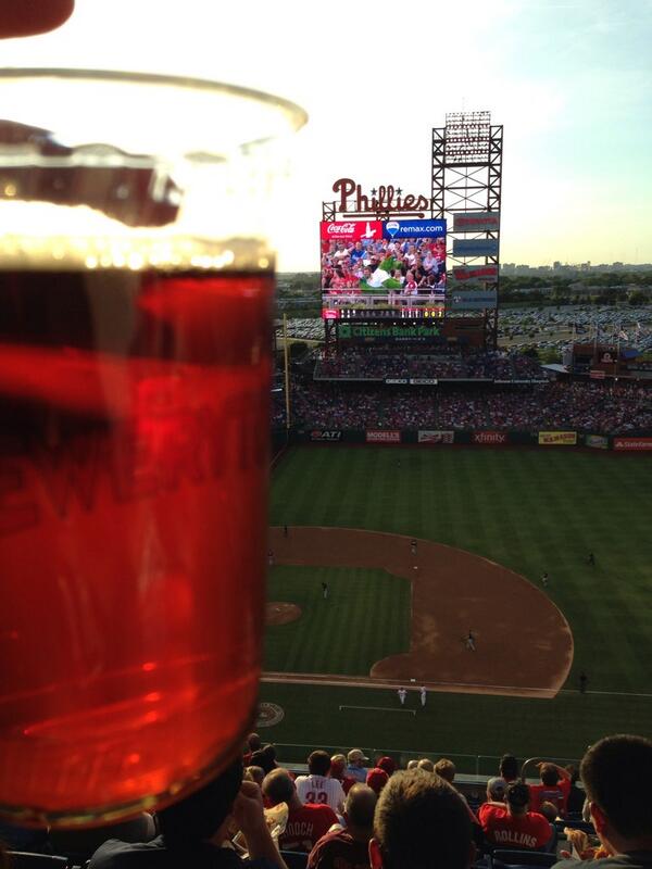 HydraBrewing's tweet photo. Tuesday #craftbeer @ the ballpark - Phillies style!! http://t.co/YLOyEVWyKJ