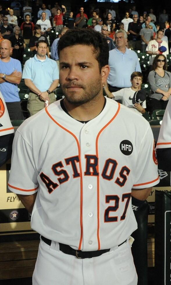 Houston Astros on X: Jose Altuve wearing jersey with the special